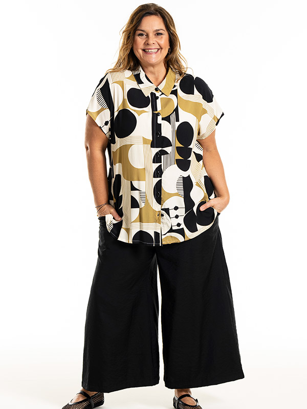 KAISA - Plus Size Overhemd fra Gozzip
