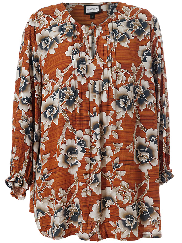 IBEN - Plus Size Blouse fra Gozzip