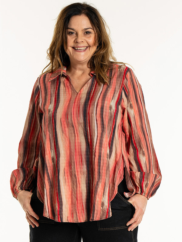 SOPHIA - Plus Size Blouse fra Gozzip