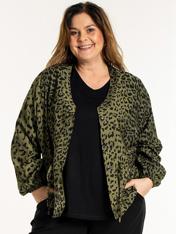 ELLIE - Plus Size Jas fra Gozzip