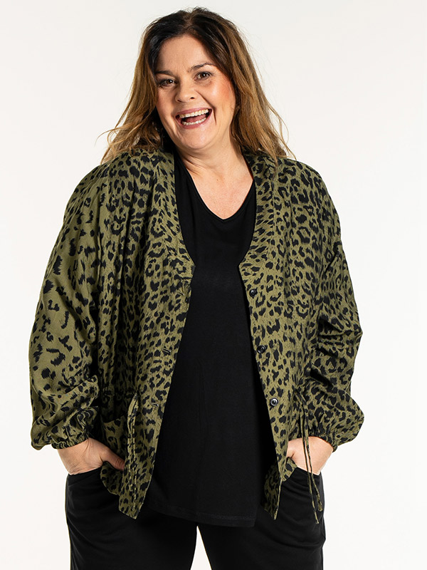 ELLIE - Plus Size Jas fra Gozzip