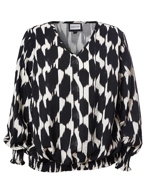 MIRABELLE - Plus Size Blouse fra Gozzip