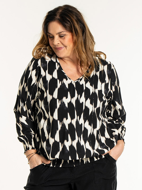 MIRABELLE - Plus Size Blouse fra Gozzip