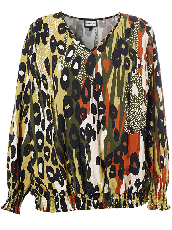MIRABELLE - Plus Size Blouse fra Gozzip