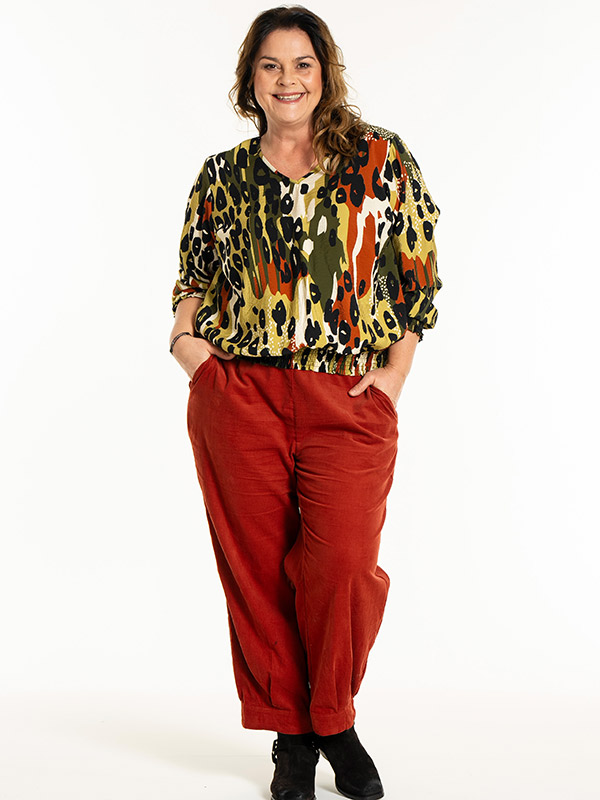 MIRABELLE - Plus Size Blouse fra Gozzip