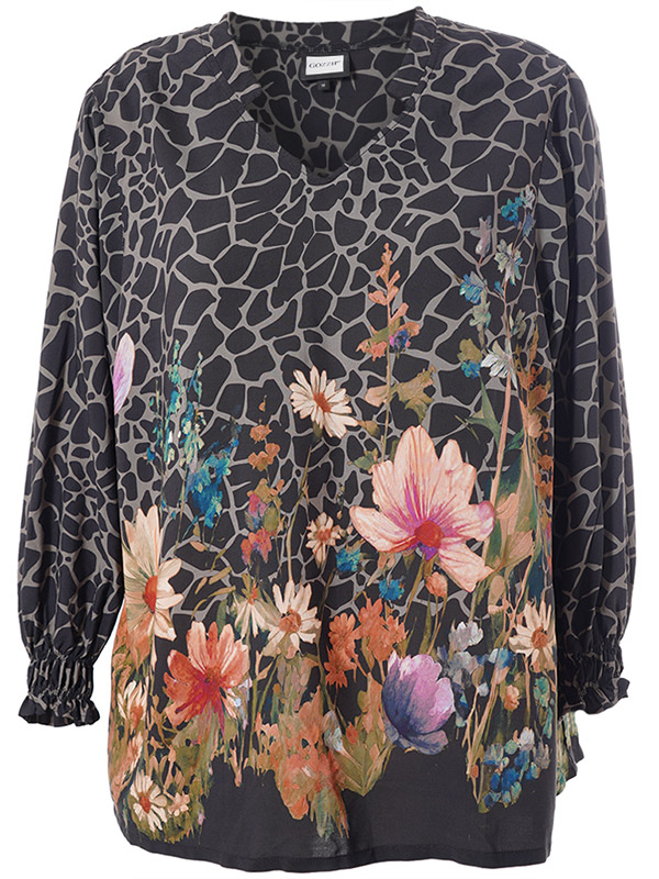 KETTY - Plus Size Blouse fra Gozzip