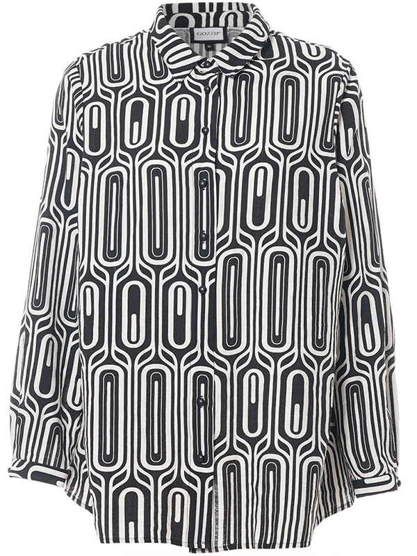 GKARINA - Plus Size Overhemd fra Gozzip