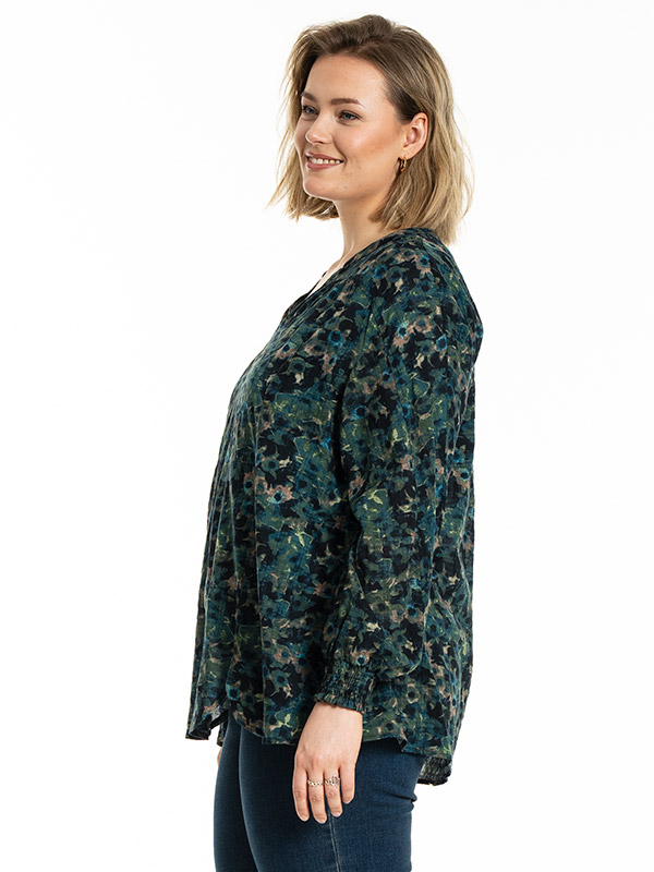 GMALINA - Plus Size Blouse fra Gozzip