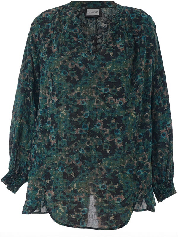 GMALINA - Plus Size Blouse fra Gozzip