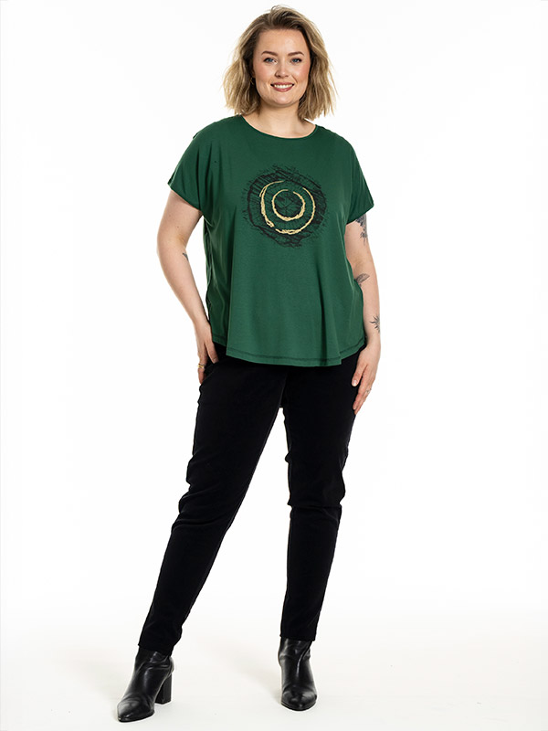GITTE - Plus Size T-shirt fra Gozzip