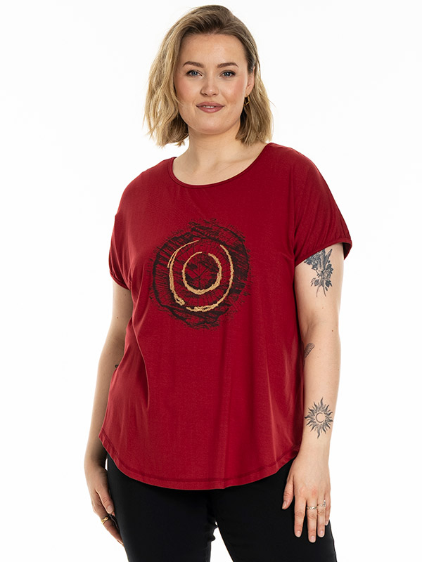 GITTE - Plus Size T-shirt fra Gozzip