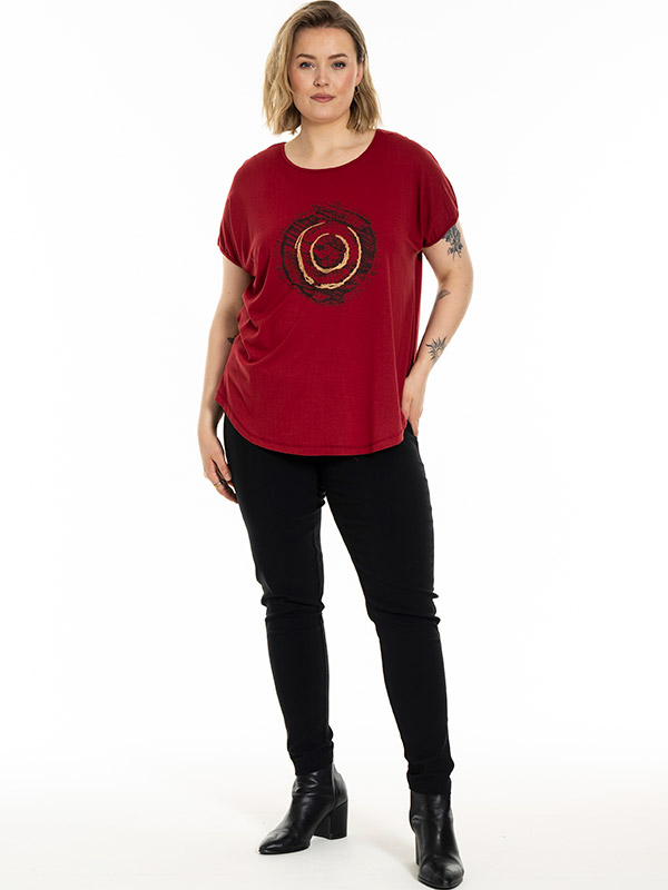 GITTE - Plus Size T-shirt fra Gozzip