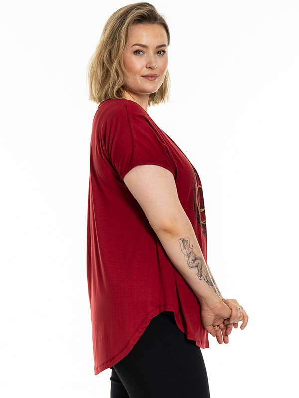 GITTE - Plus Size T-shirt fra Gozzip