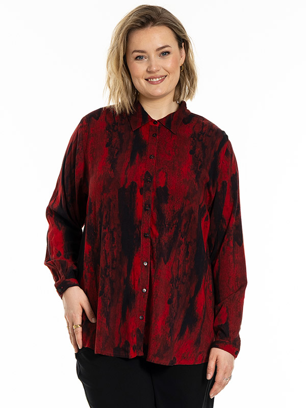 GKARINA - Plus Size Overhemd fra Gozzip