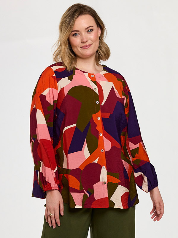 GNOVA - Plus Size Overhemd fra Gozzip