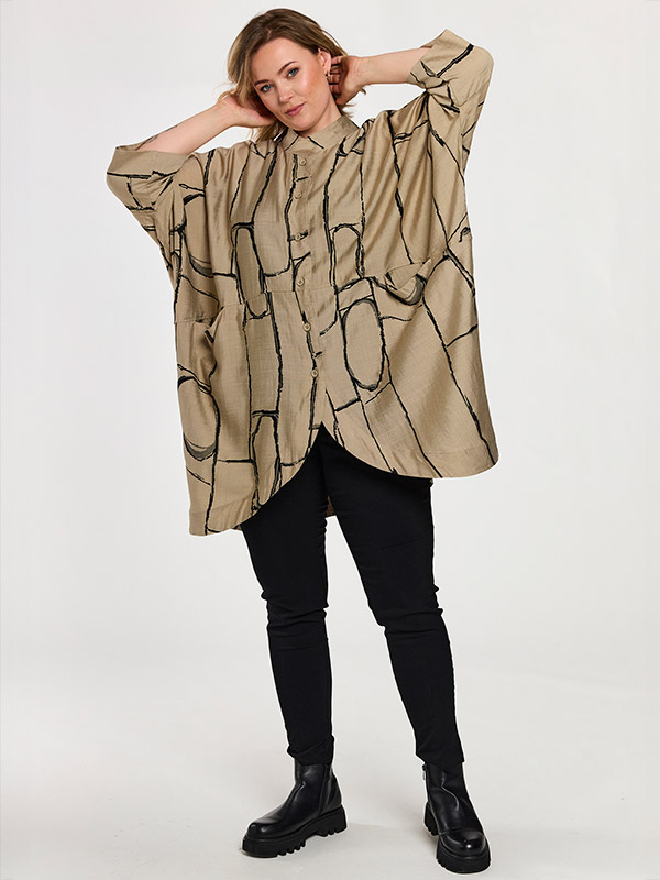 GSILJE - Plus Size Vest fra Gozzip