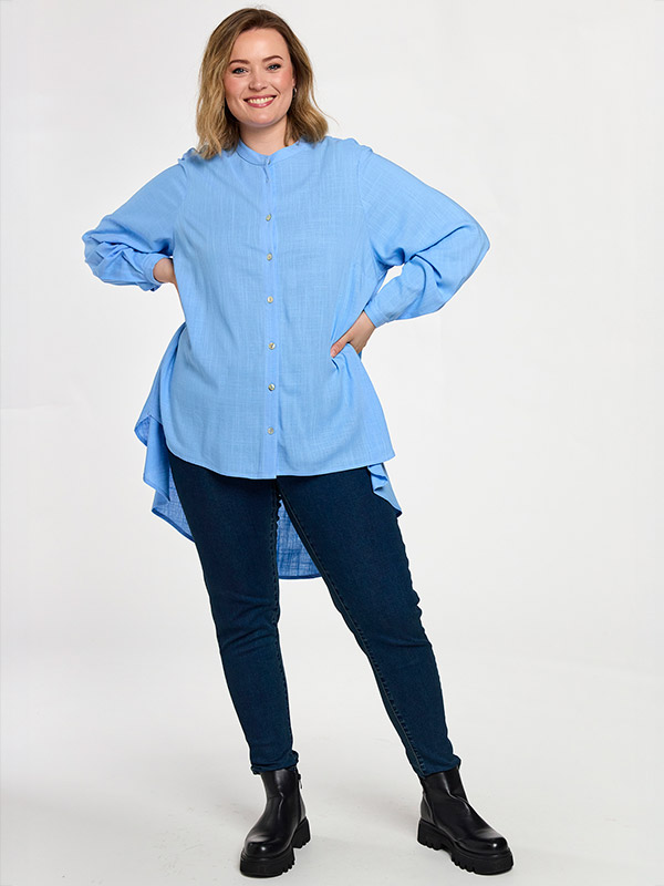 GAGNES - Plus Size Overhemd fra Gozzip