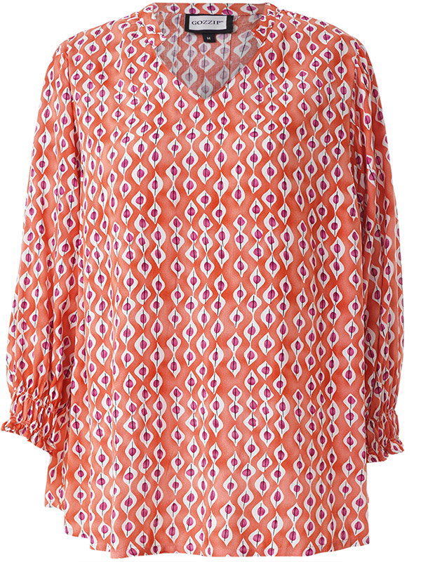 GANNAH - Plus Size Blouse fra Gozzip
