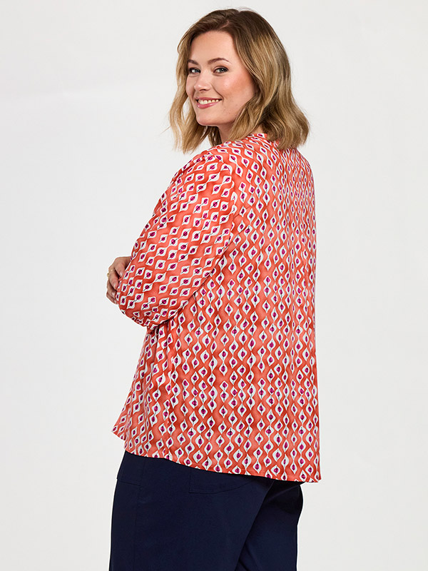 GANNAH - Plus Size Blouse fra Gozzip