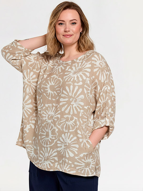 GELISSA - Plus Size Blouse fra Gozzip