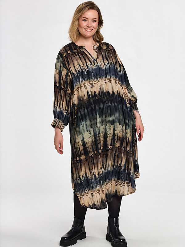 GVALDIS - Plus Size Jurk fra Gozzip