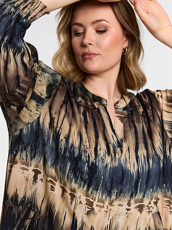 GVALDIS - Plus Size Jurk fra Gozzip