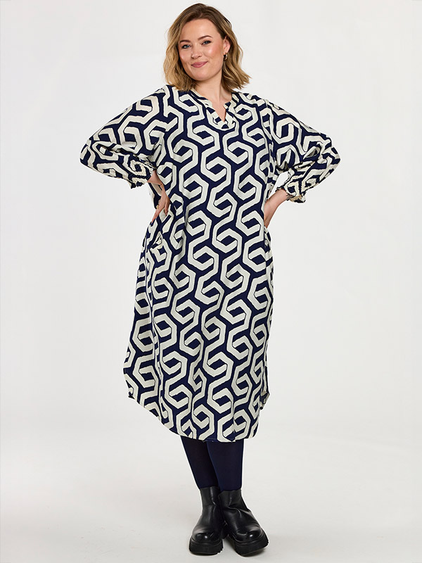 GVALDIS - Plus Size Jurk fra Gozzip