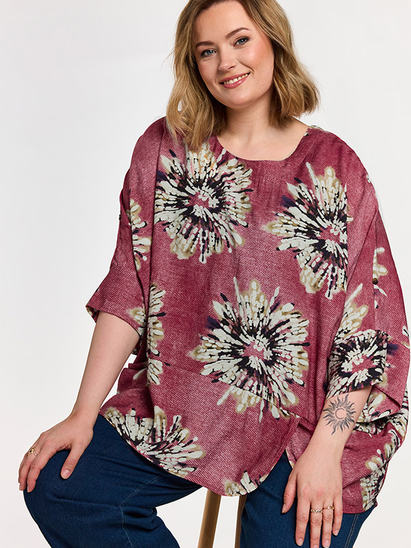 GELISSA - Plus Size Blouse fra Gozzip