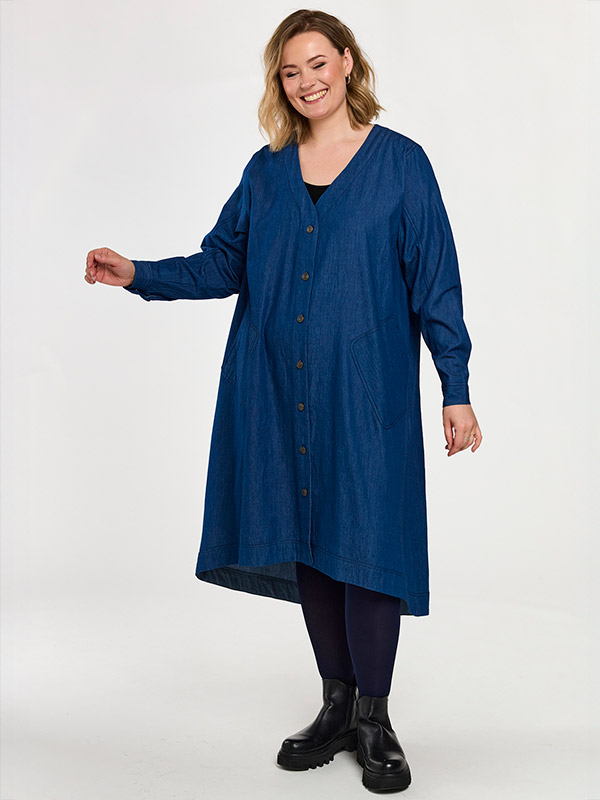GNELLIE - Plus Size Jurk fra Gozzip