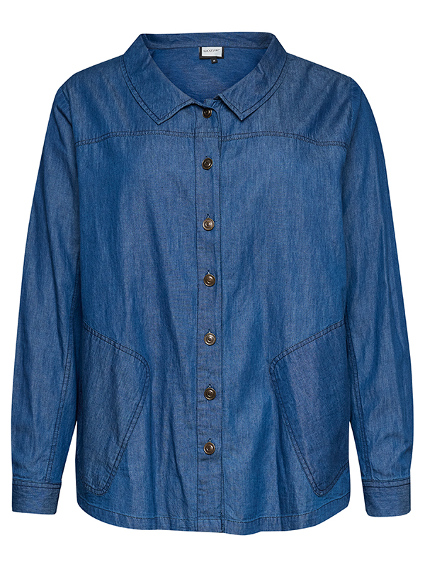 GSIA - Plus Size Overhemd fra Gozzip