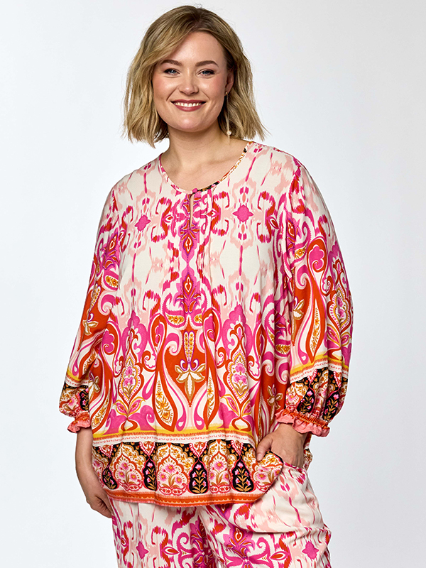 GIBEN - Plus Size Blouse fra Gozzip