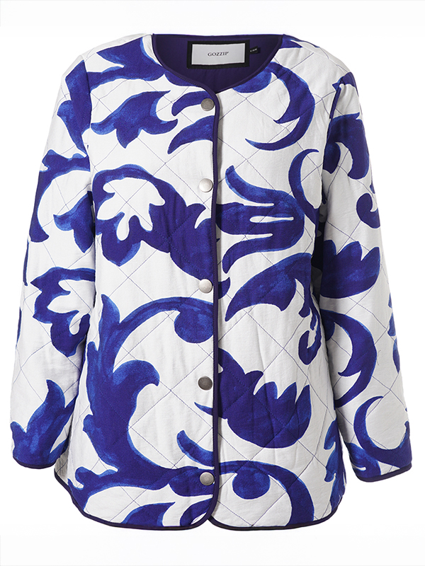 GLEAH - Plus Size Jas fra Gozzip