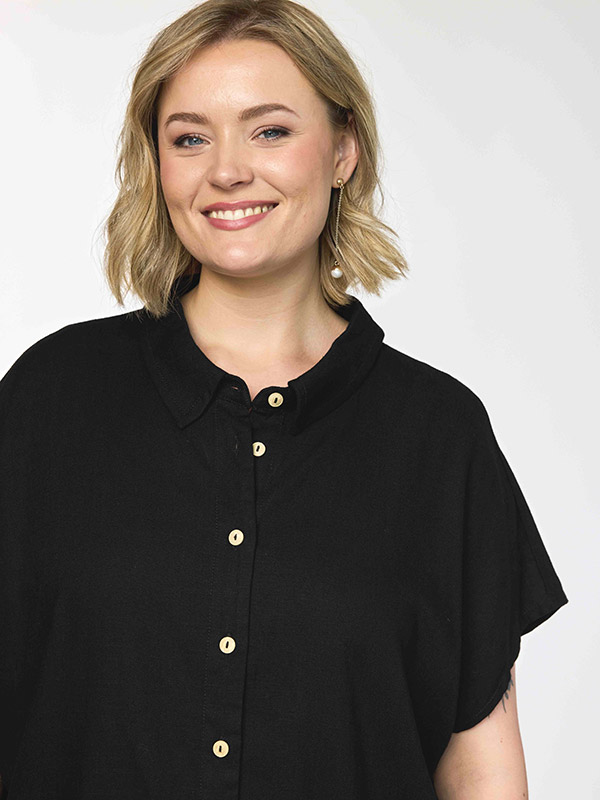 GKAISA - Plus Size Overhemd fra Gozzip