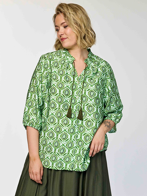 GTRINE - Plus Size Blouse fra Gozzip