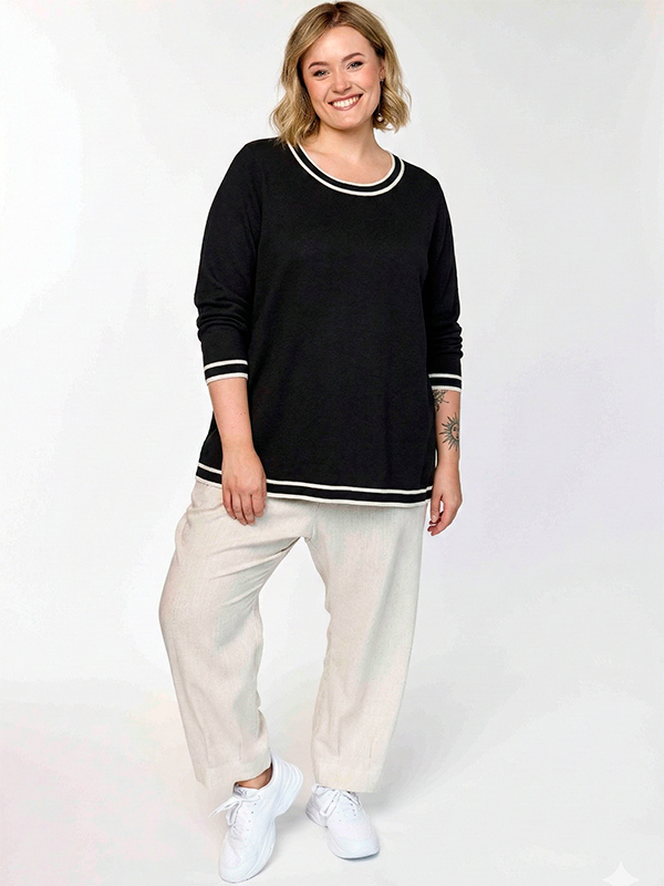 GSIGRID - Plus Size Sweater fra Gozzip