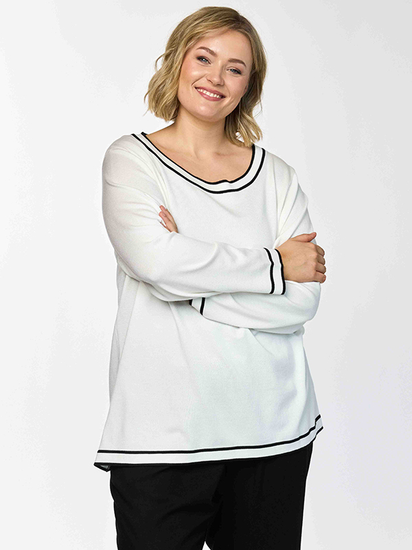 GSIGRID - Plus Size Sweater fra Gozzip