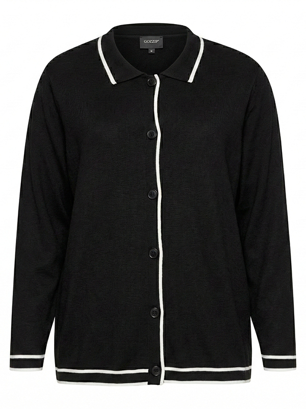 GJETTE - Plus Size Vest fra Gozzip