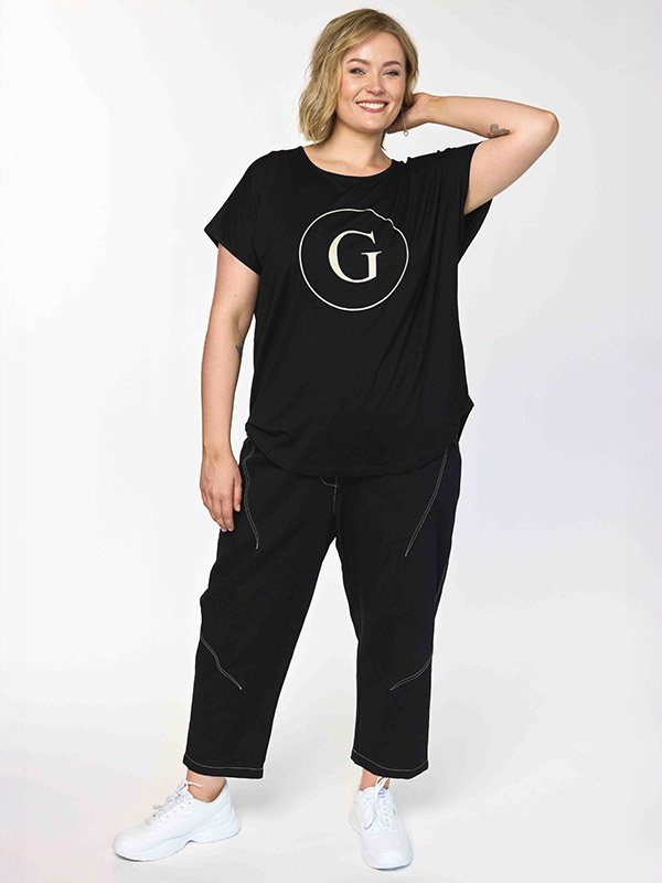 GGITTE - Plus Size T-shirt fra Gozzip