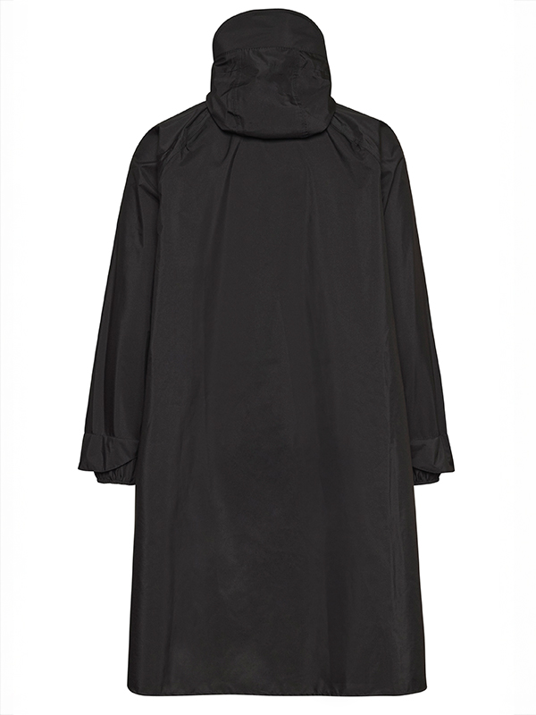 RAIN - Plus Size Poncho fra Gozzip Black