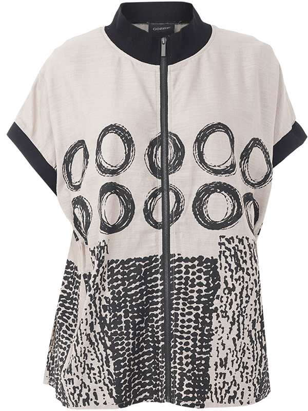 GNYNNE - Plus Size Blouse fra Gozzip Black