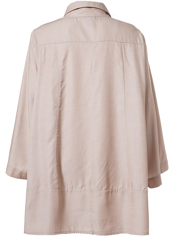 GRUNA - Plus Size Overhemd fra Gozzip Black