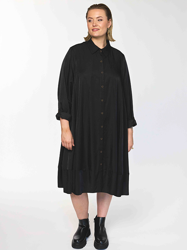 GSABINE - Plus Size Tunic fra Gozzip Black