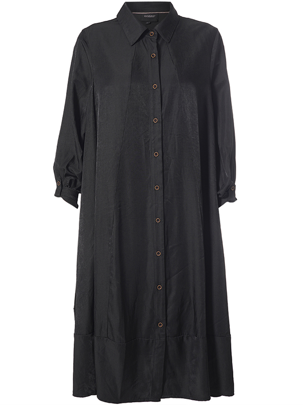 GSABINE - Plus Size Tunic fra Gozzip Black