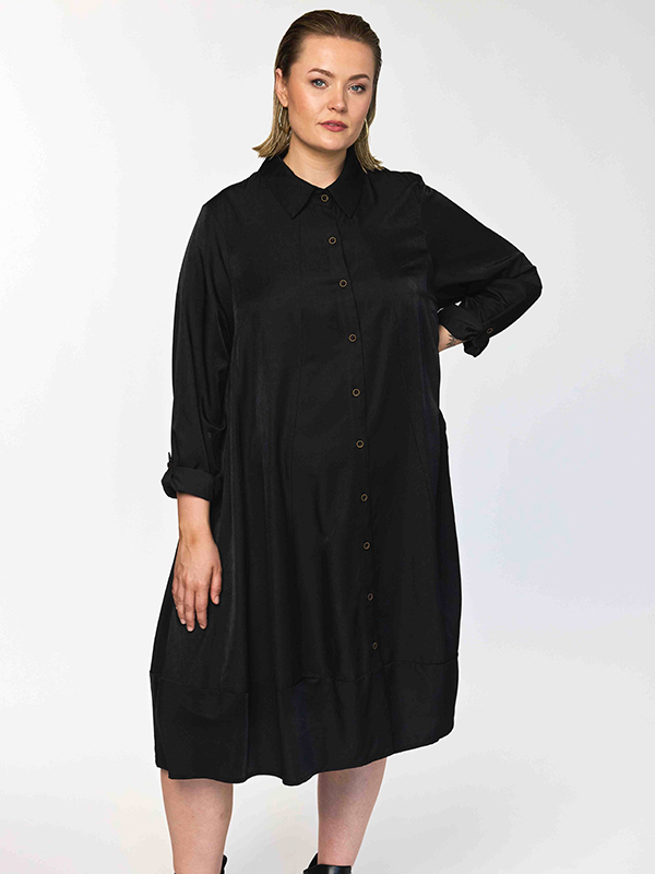 GSABINE - Plus Size Tunic fra Gozzip Black