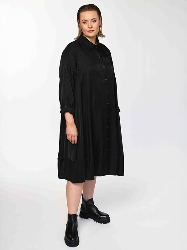 GSABINE - Plus Size Tunic fra Gozzip Black