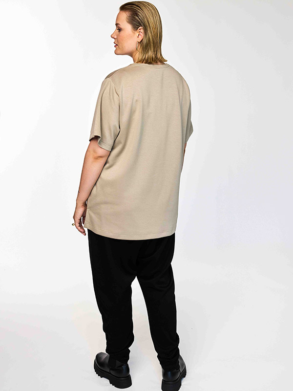 GTINE - Plus Size T-shirt fra Gozzip Black