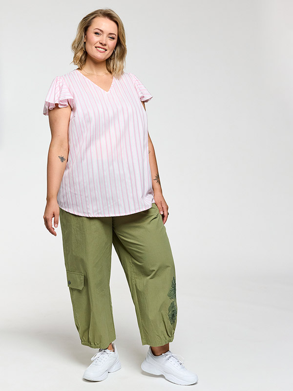 GKETTI - Plus Size Blouse fra Gozzip