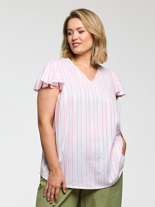 GKETTI - Plus Size Blouse fra Gozzip