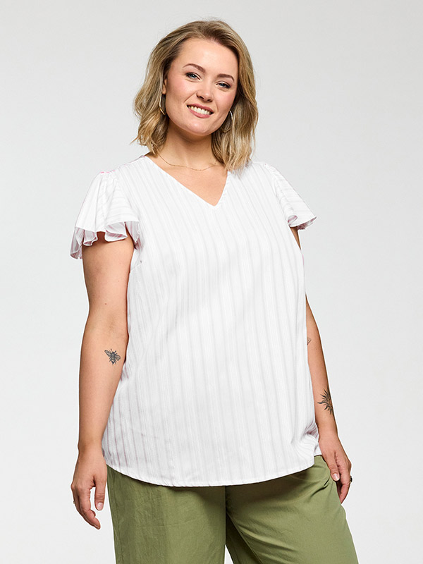 GKETTI - Plus Size Top fra Gozzip