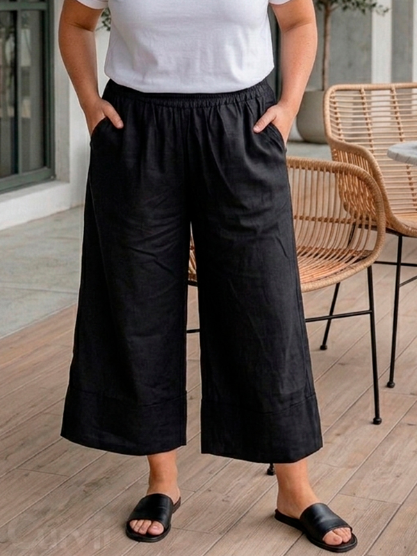 GKARINA - Plus Size Shorts fra Gozzip